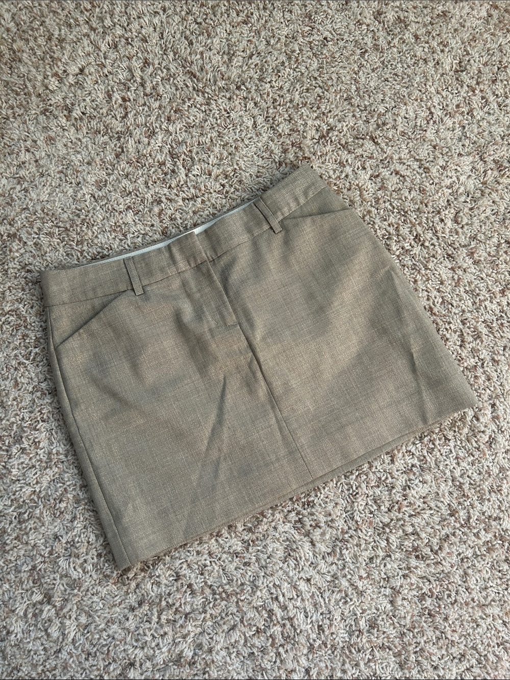 Classic gold express Mini Skirt